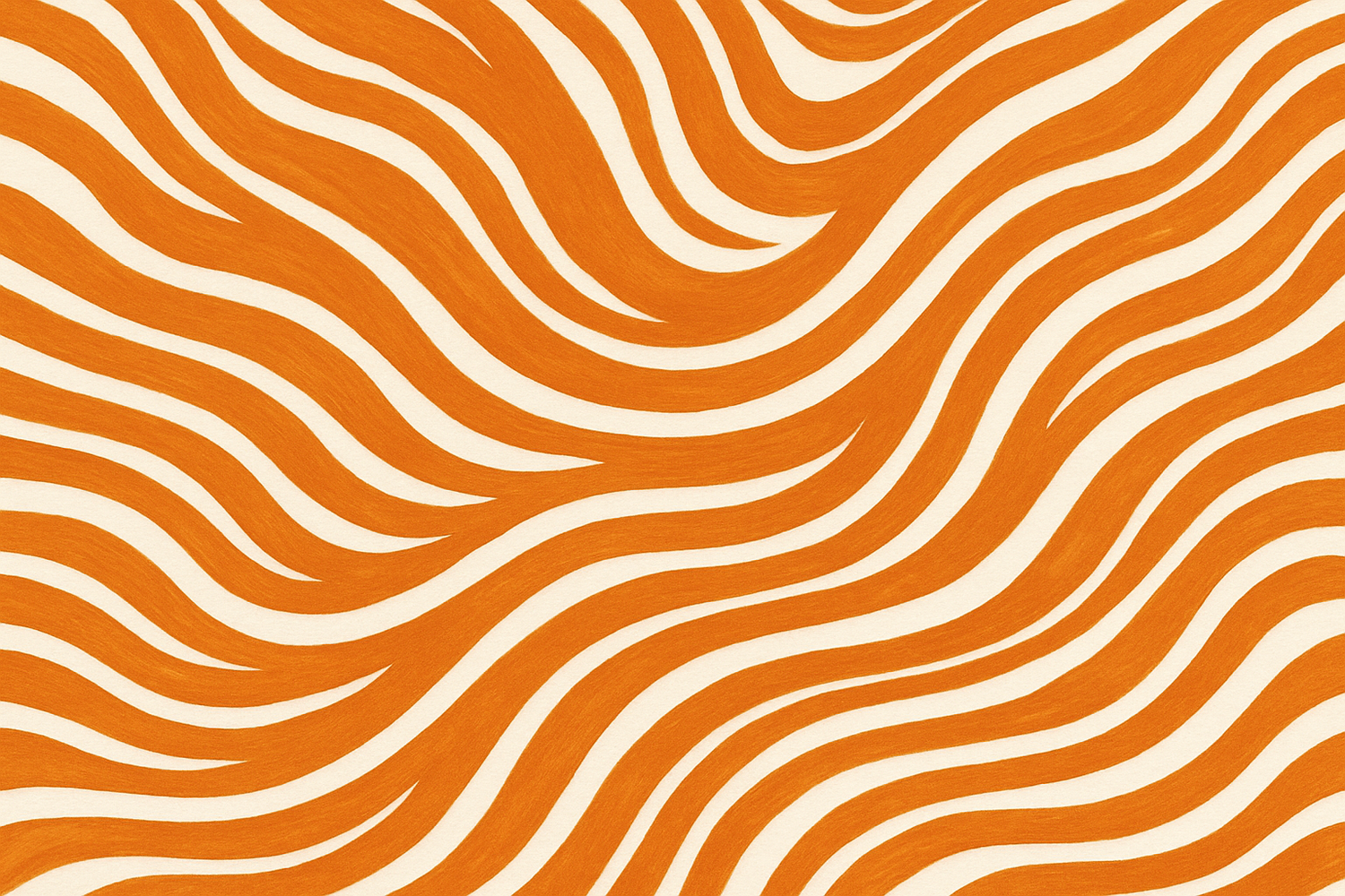 Orange and white natural looking lines